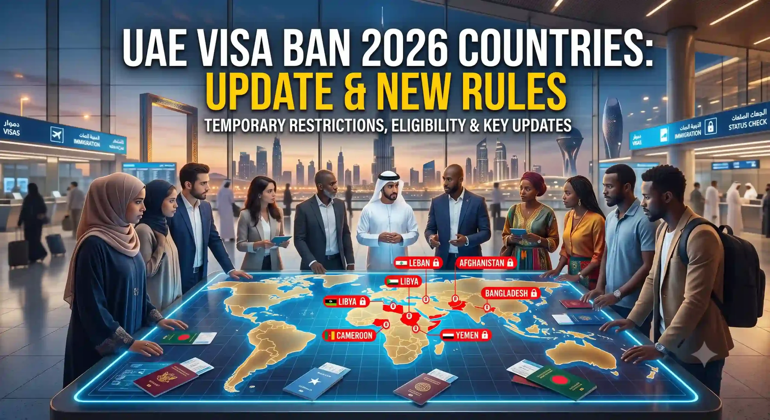 UAE Visa Ban 2026 Countries: Who is Affected and Why?